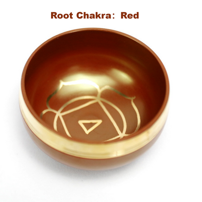 Handcrafted Tibetan Singing Bowl Set - 7 Chakra Meditation Bowls from Himalayas