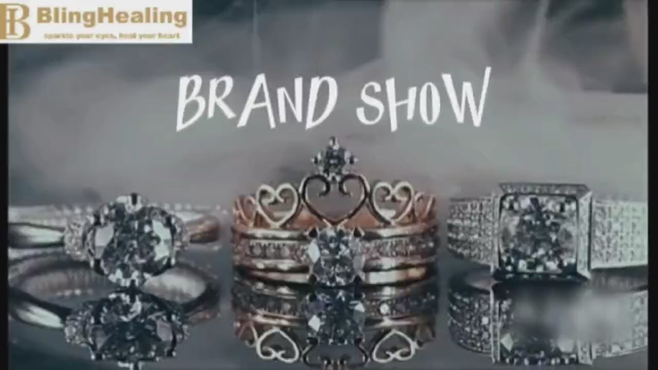 Load video: This video showcases BlingHealing as a brand of high-quality, affordable luxe jewelry.