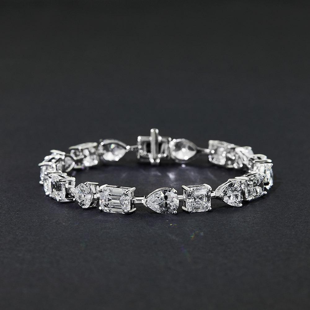 Stunning Unique Design Bracelet for Women In Sterling Silver-Maxinejewelry