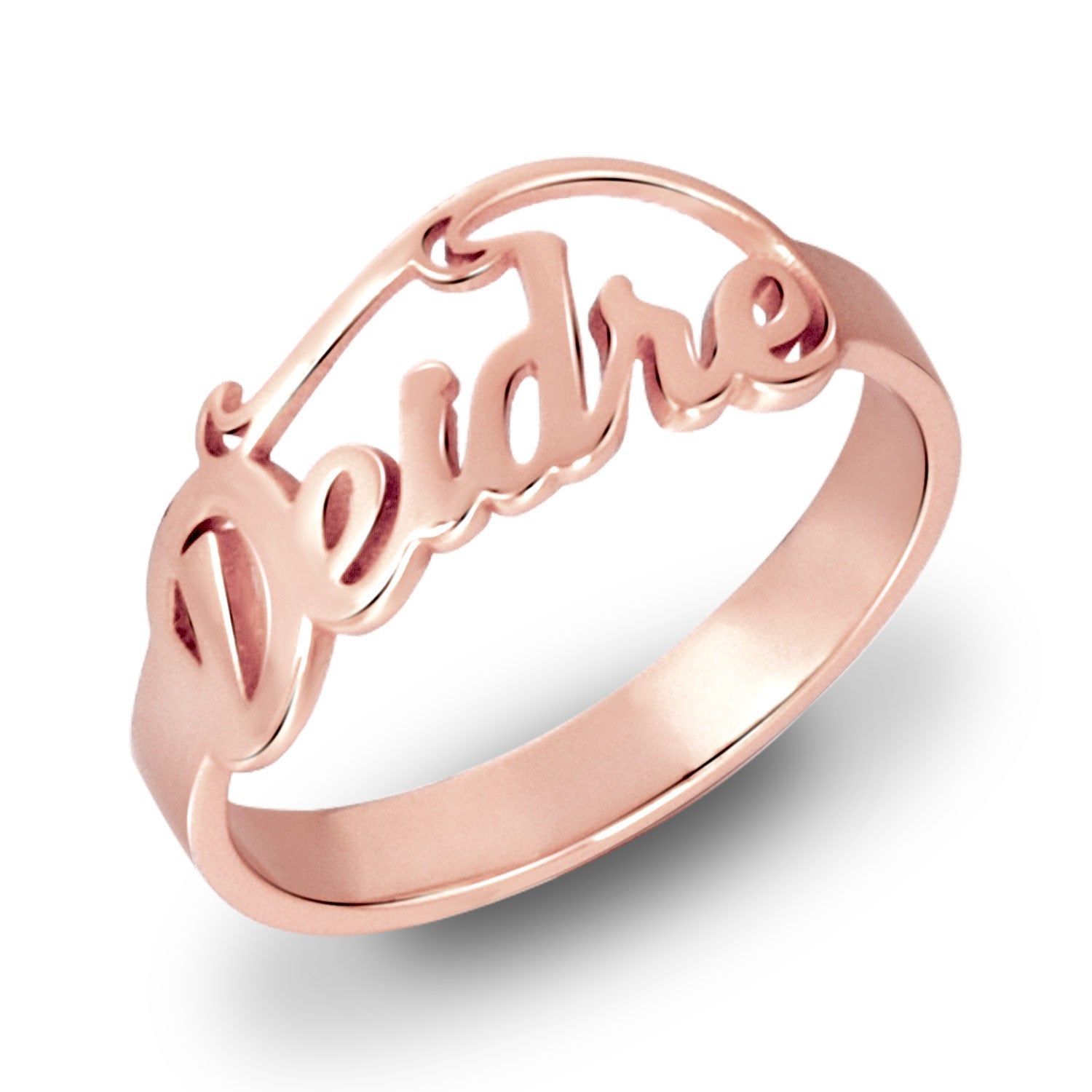 Gold Plated Personalized Name Ring-silviax