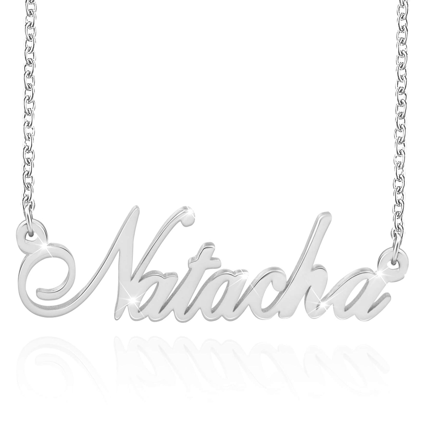 Hot Personalized Custom Gold Plated Name Necklace-silviax