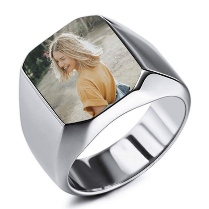 Photo Ring Personalized Custom Ring-silviax