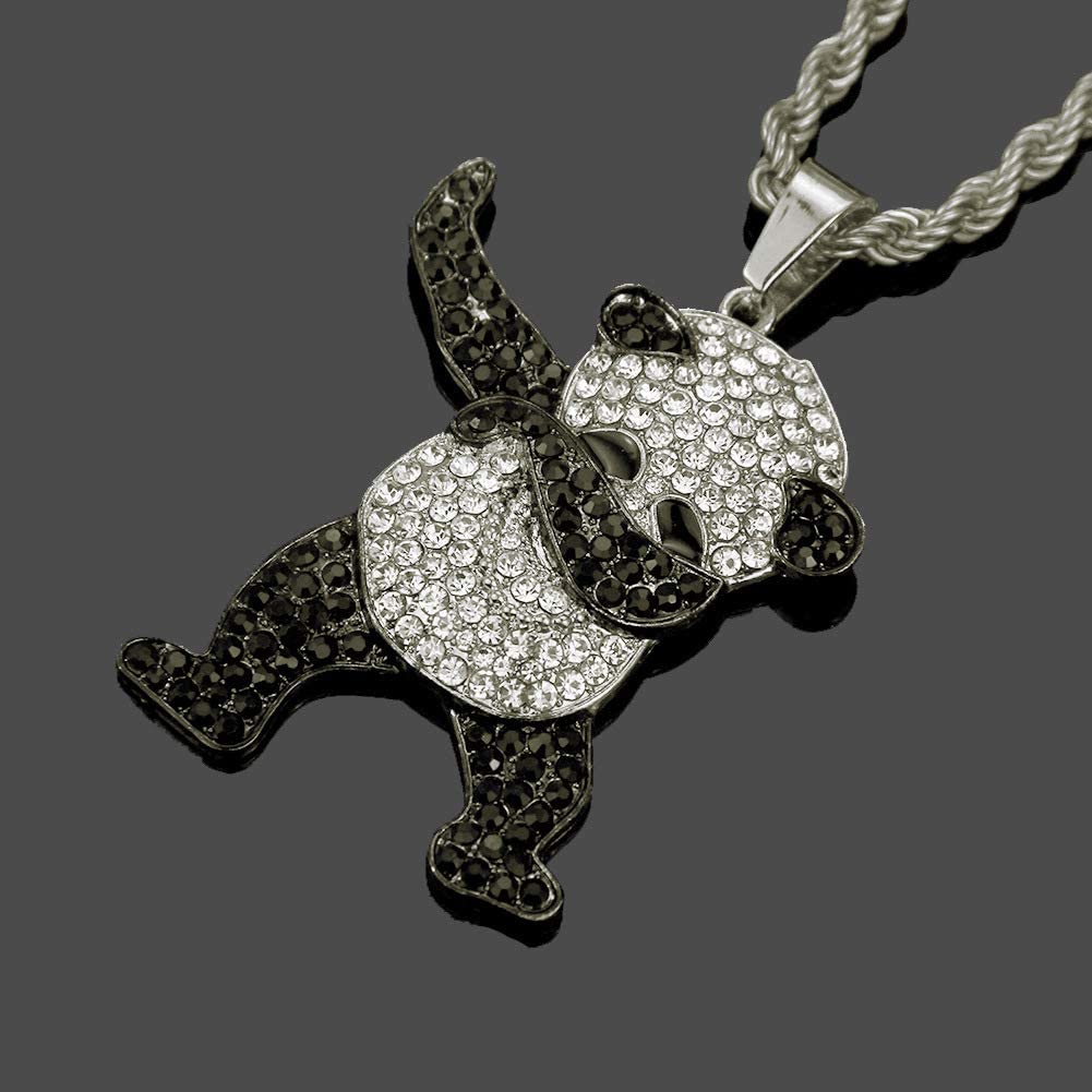 Panda Pendant  Hip Hop Necklace