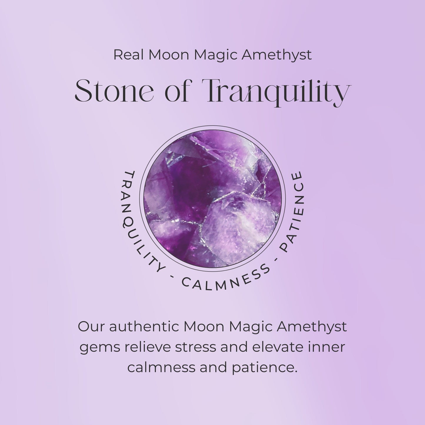 Amethyst Necklace - Moon Desire