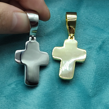 Tennis Chain With Zirconia Classic Cross Necklace