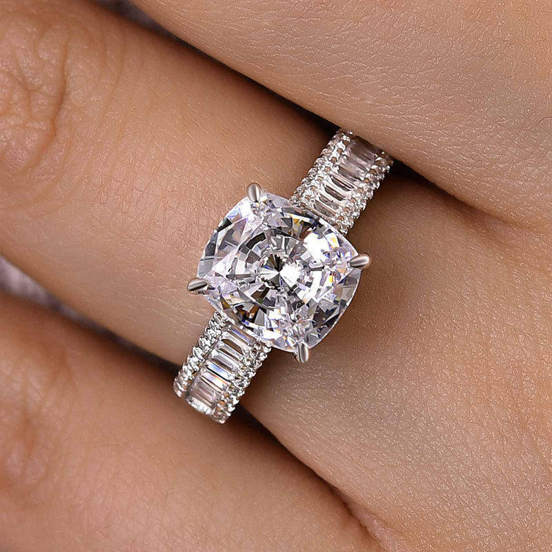 Maxine Outstanding Cushion Cut Engagement Ring