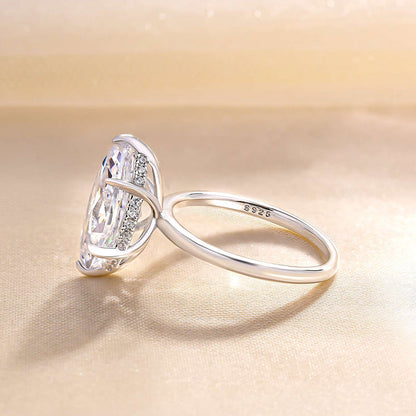 Fashion Marquise Cut Women's Engagement Ring In Sterling Silver-Maxinejewelry