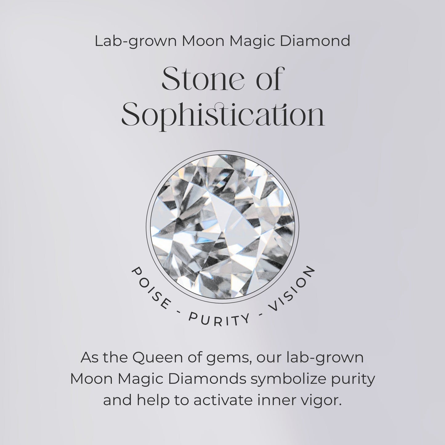 Moonstone Lab Diamond Necklace - Scorpio Zodiac Constellation