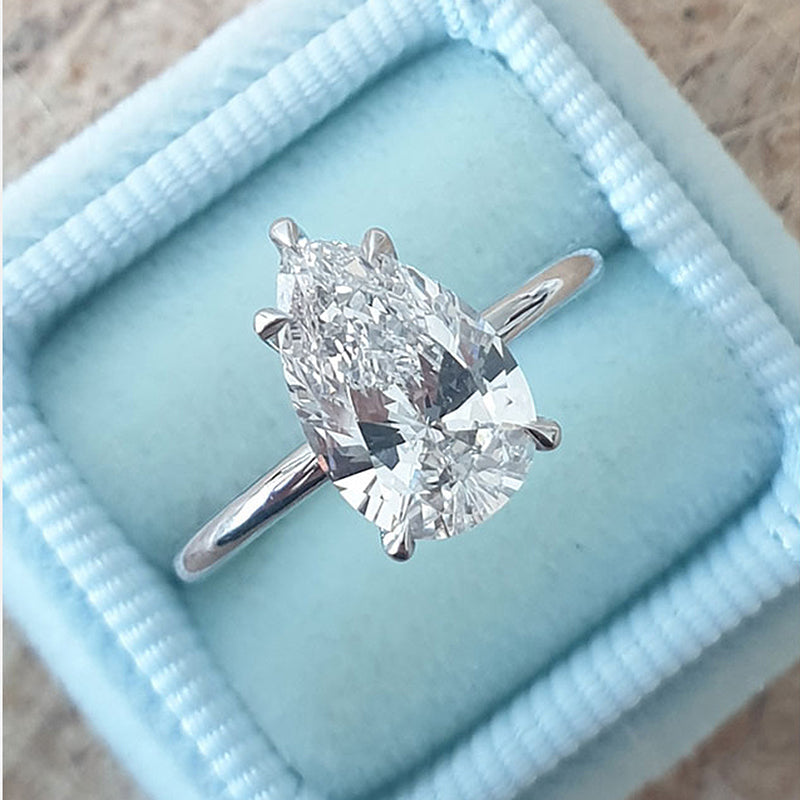 Classic Pear Cut Engagement Ring