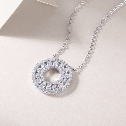 Maxine Moissanite Reciprocating Pendant Necklace