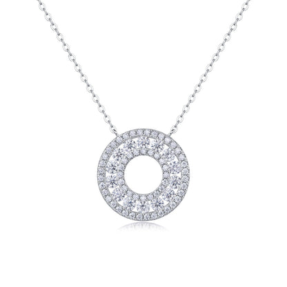 Maxine Moissanite Reciprocating Pendant Necklace