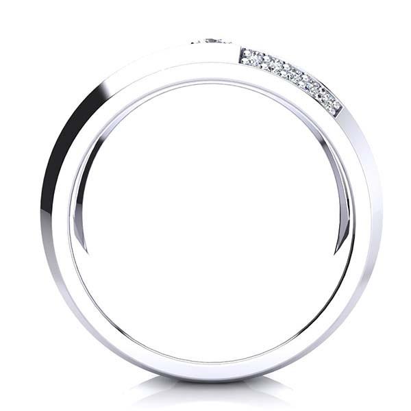 White Gold Classic Men's Wedding Band