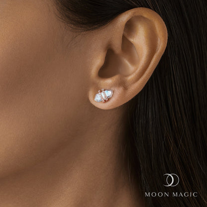 Moonstone Earrings - Euphoria Studs