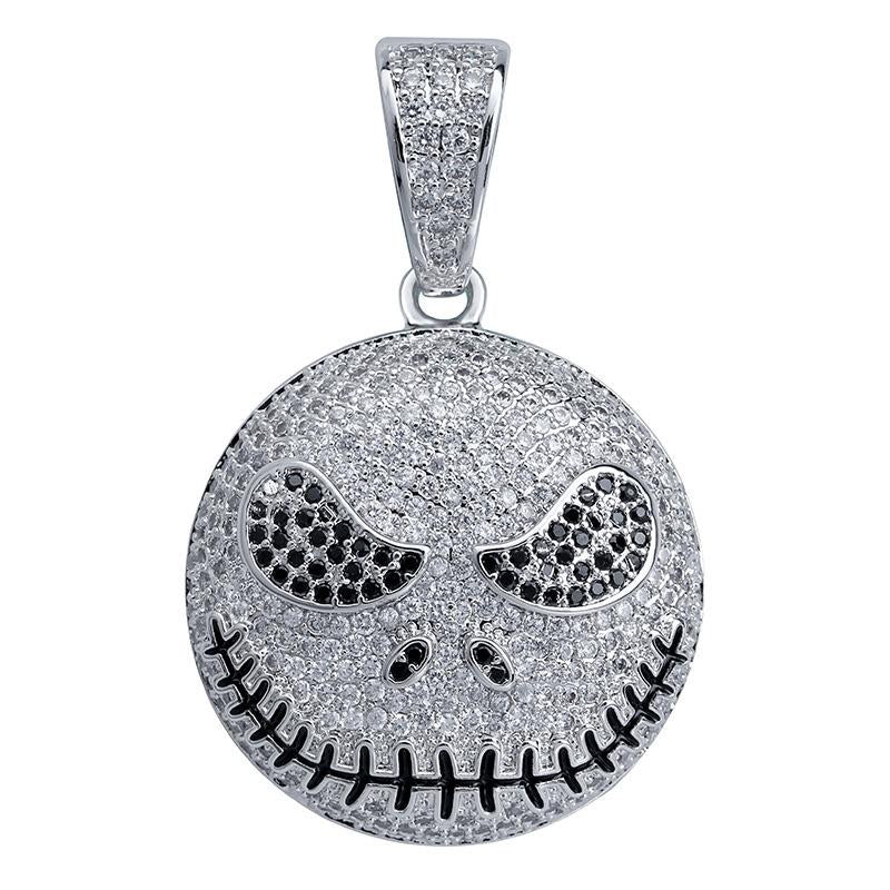 Jack Skellington Skull Pendant Necklace For Men