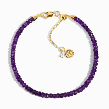 Beads Bracelet - Amethyst