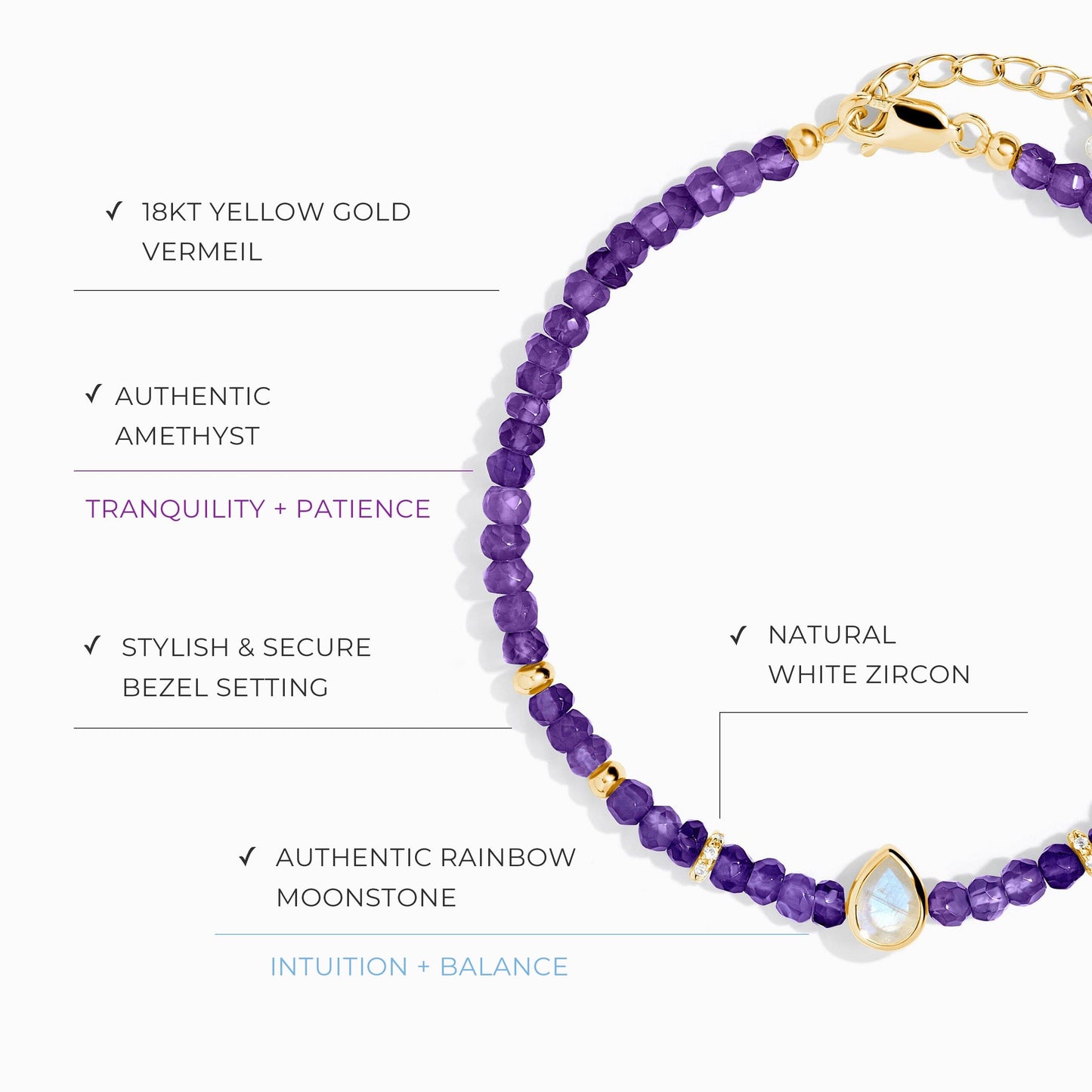 Amethyst Bracelet - Free Spirit