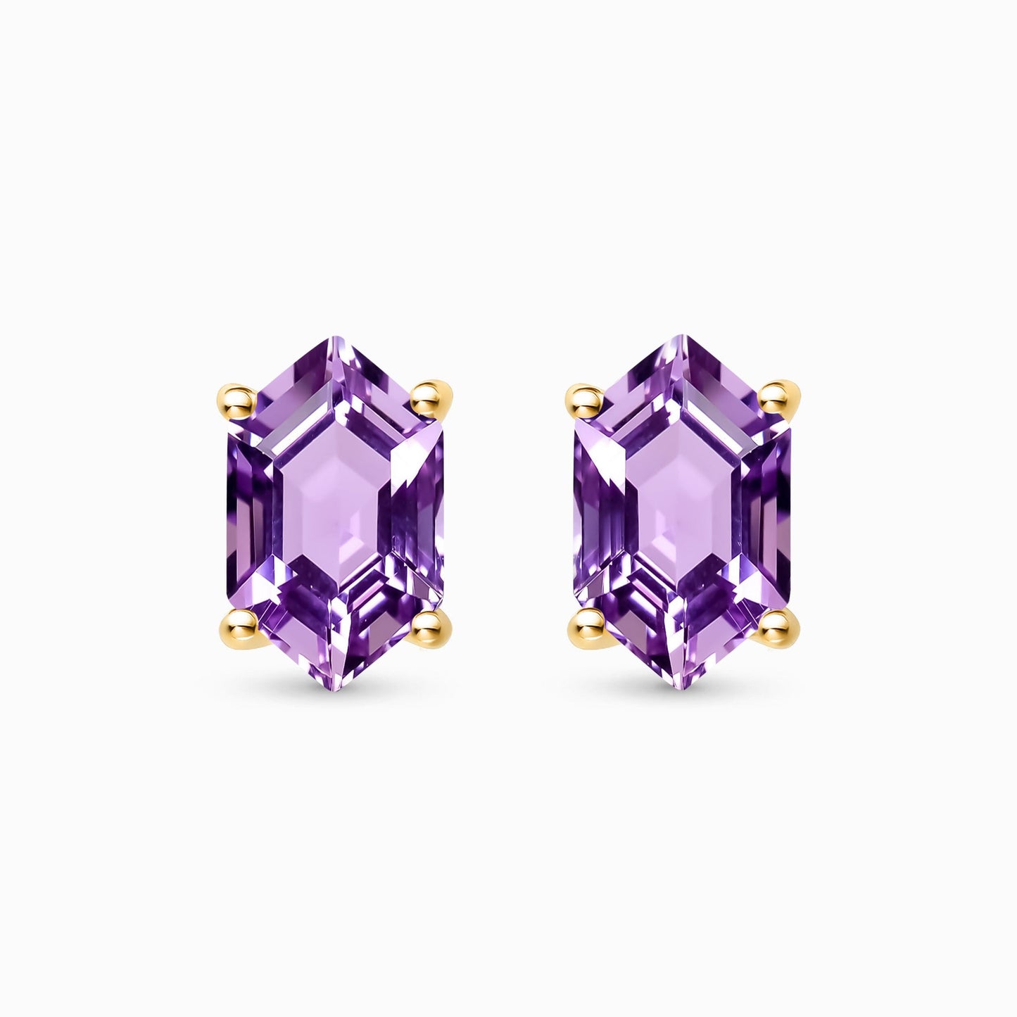 Amethyst Earrings - Serenity Studs