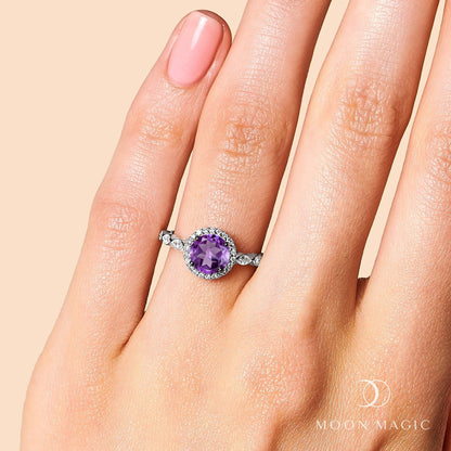 Amethyst Diamond Ring - Soulmate