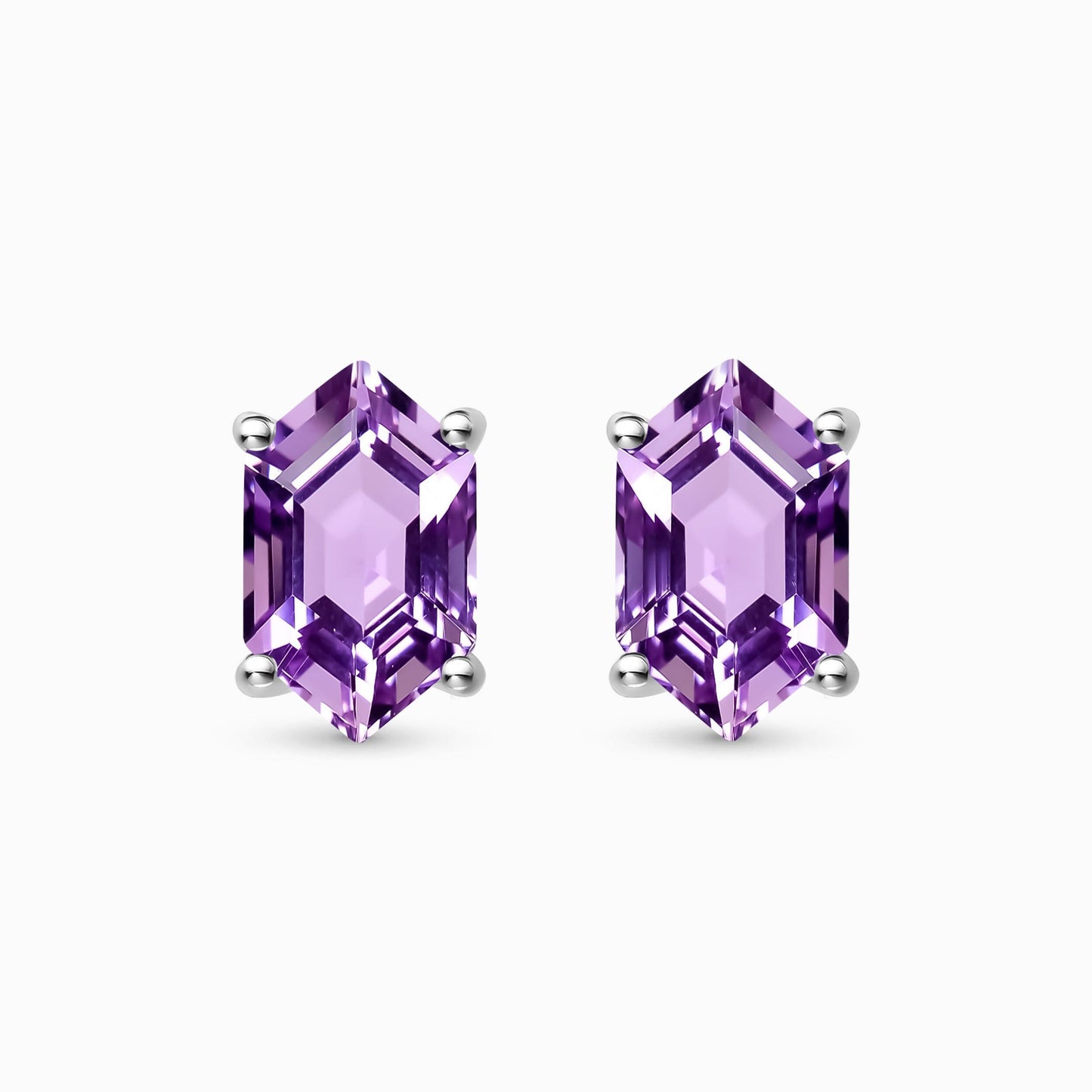 Amethyst Earrings - Serenity Studs