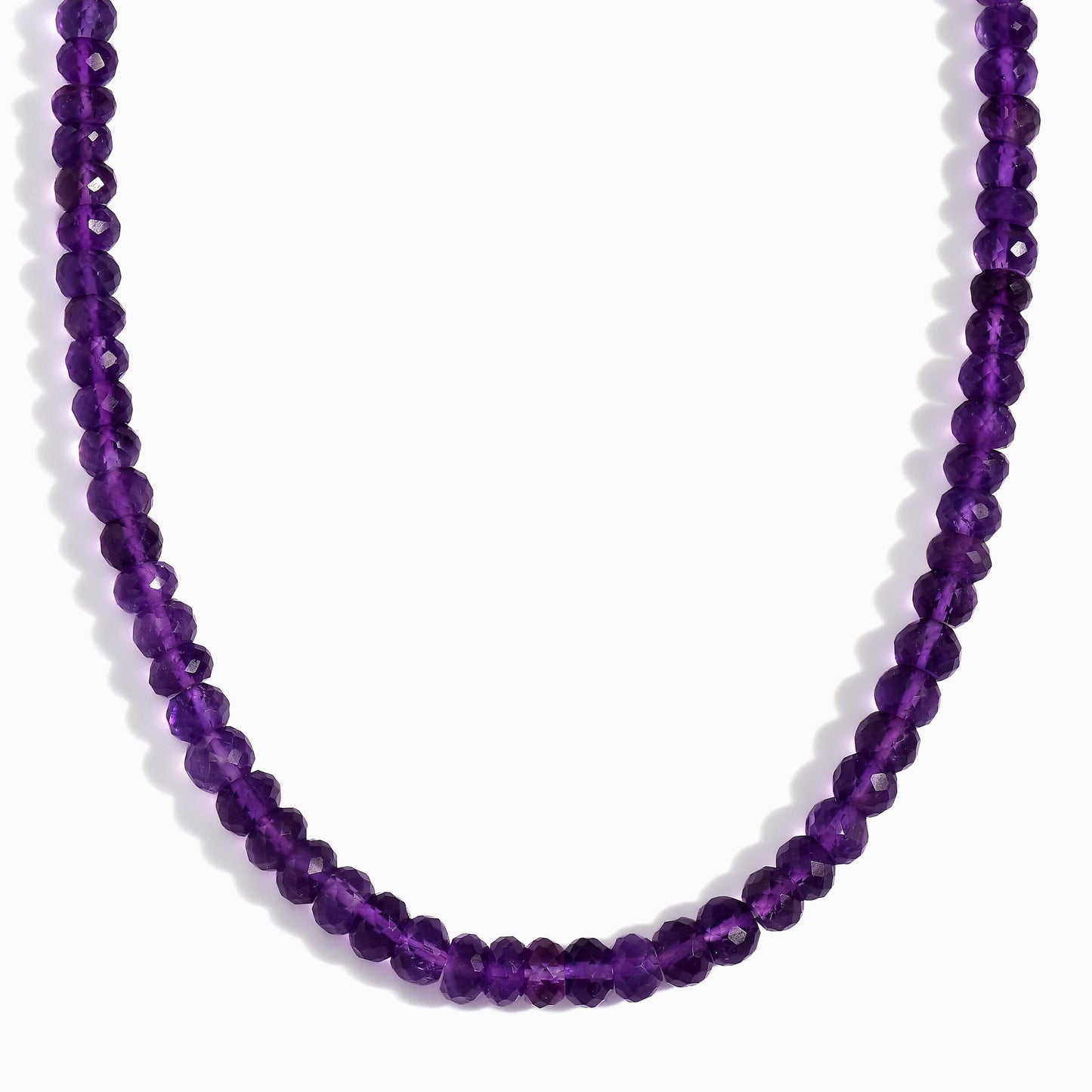 Beads Necklace - Amethyst