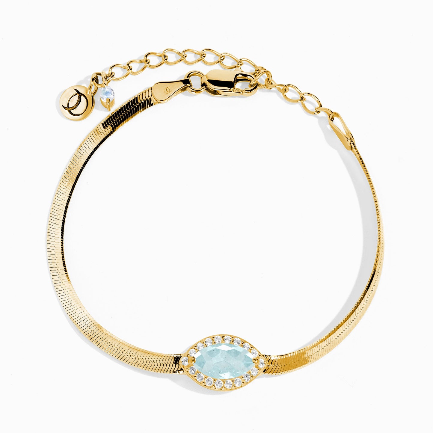 Aquamarine Bracelet - The Eye On You