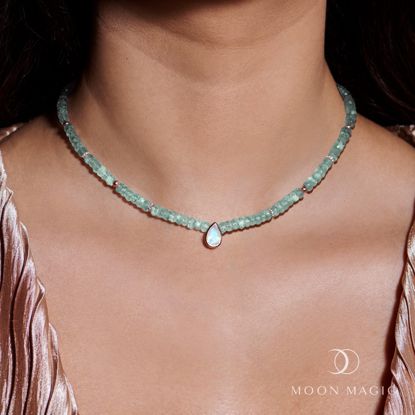 Aquamarine Necklace - Free Spirit