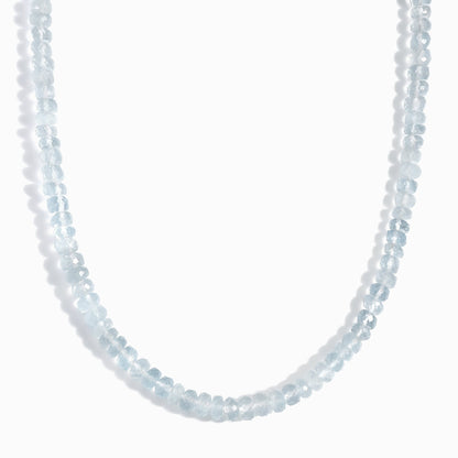 Beads Necklace - Aquamarine