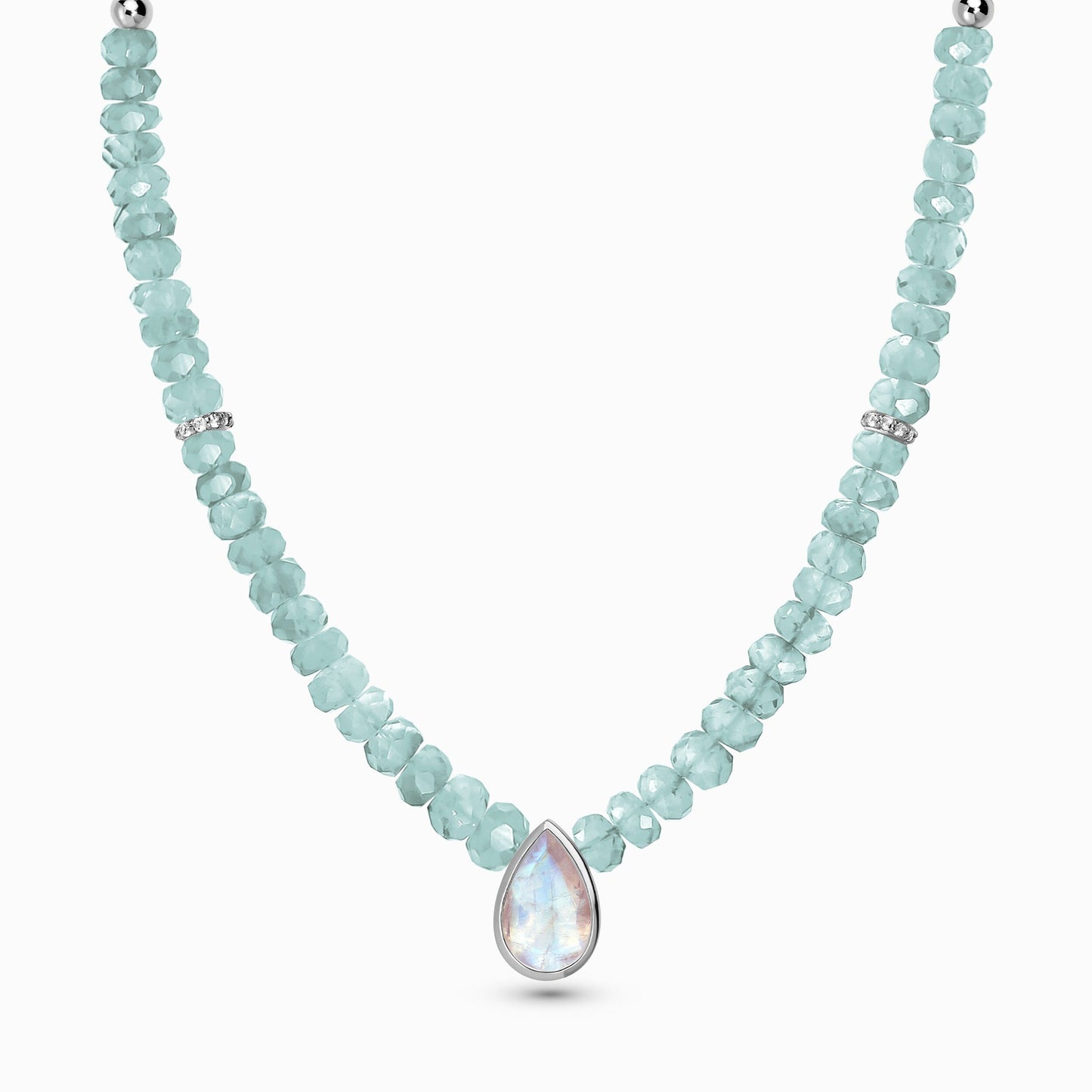 Aquamarine Necklace - Free Spirit