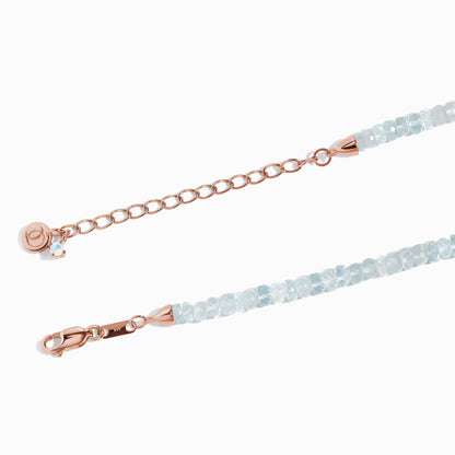 Beads Necklace - Aquamarine