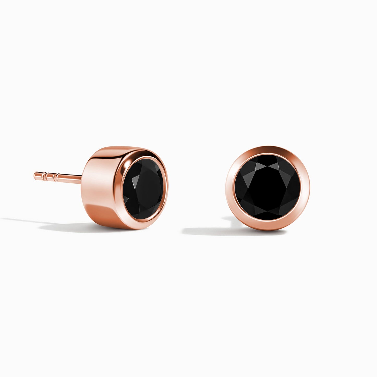 Black Onyx Studs - Solitaire