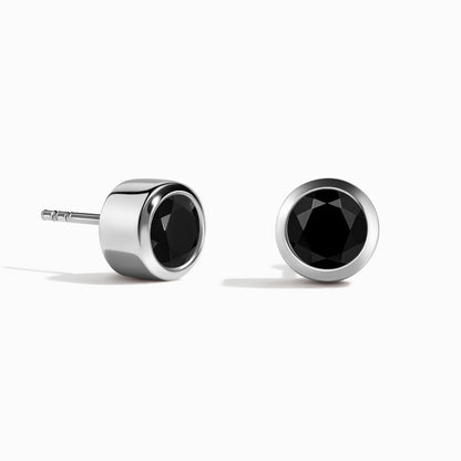 Black Onyx Studs - Solitaire