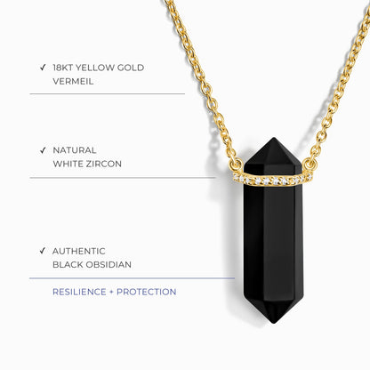 Black Obsidian Necklace - Supernal