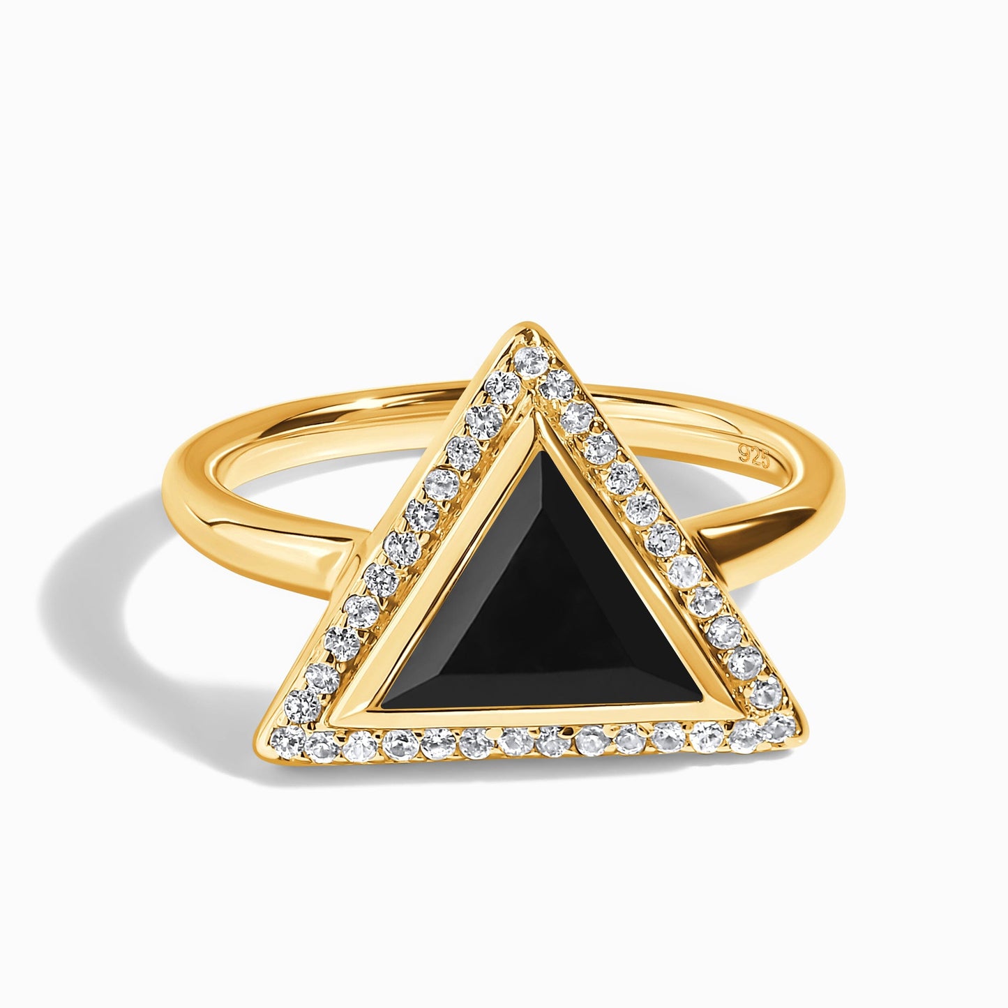 Black Obsidian Ring - Iconic Delta