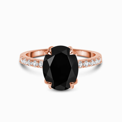 Black Obsidian Ring - Harlow