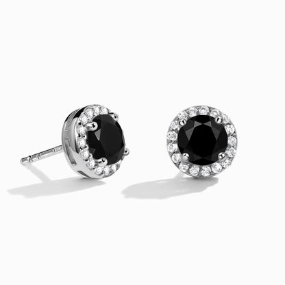 Black Onyx Venus Studs - December Birthstone