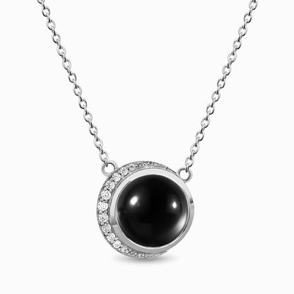 Black Obsidian Necklace - Moon Desire