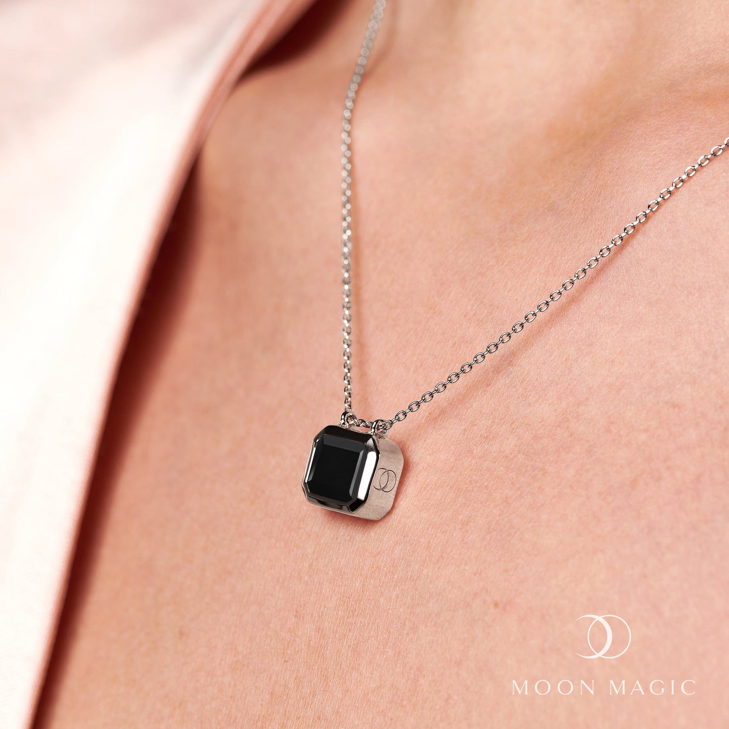 Black Obsidian Necklace - Aurora