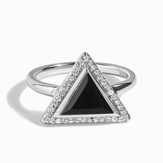 Black Obsidian Ring - Iconic Delta