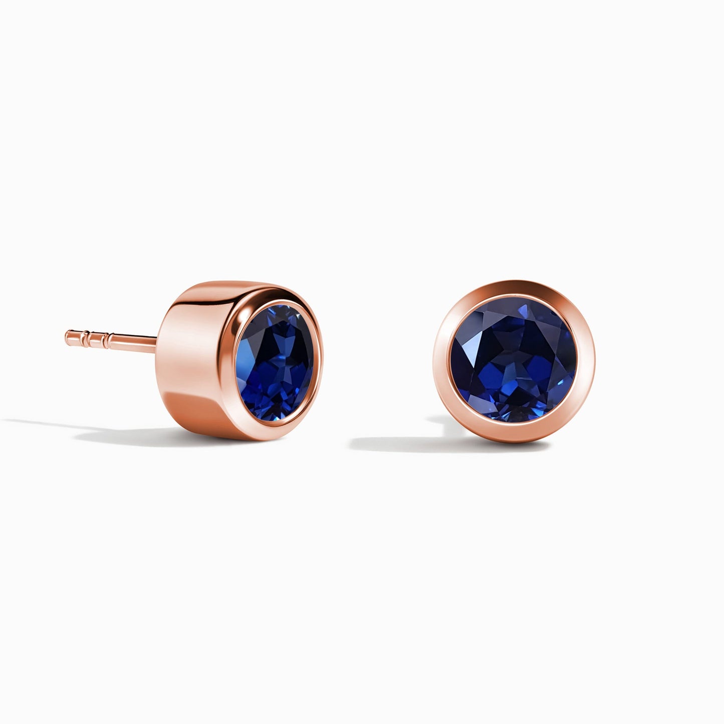 Blue Sapphire Studs - Solitaire