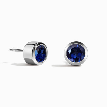 Blue Sapphire Studs - Solitaire