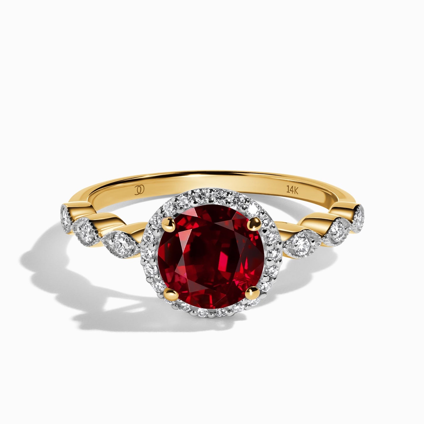 Garnet Diamond Ring - Soulmate