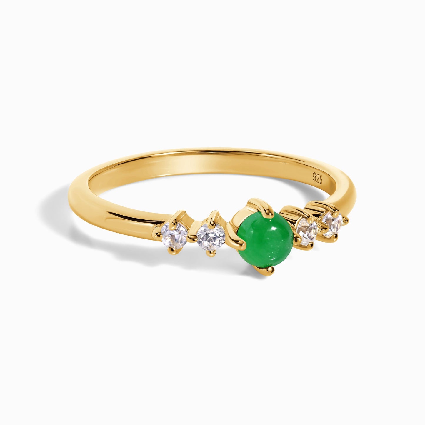 Green Jade Ring - Loveliness