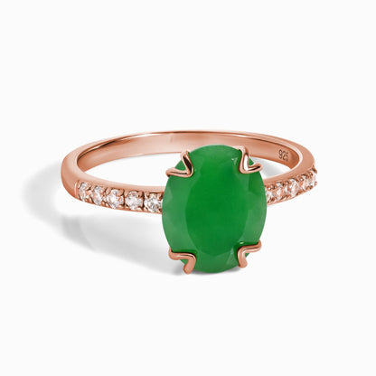 Green Jade Ring - Harlow