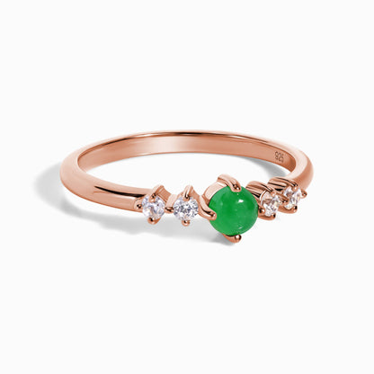 Green Jade Ring - Loveliness