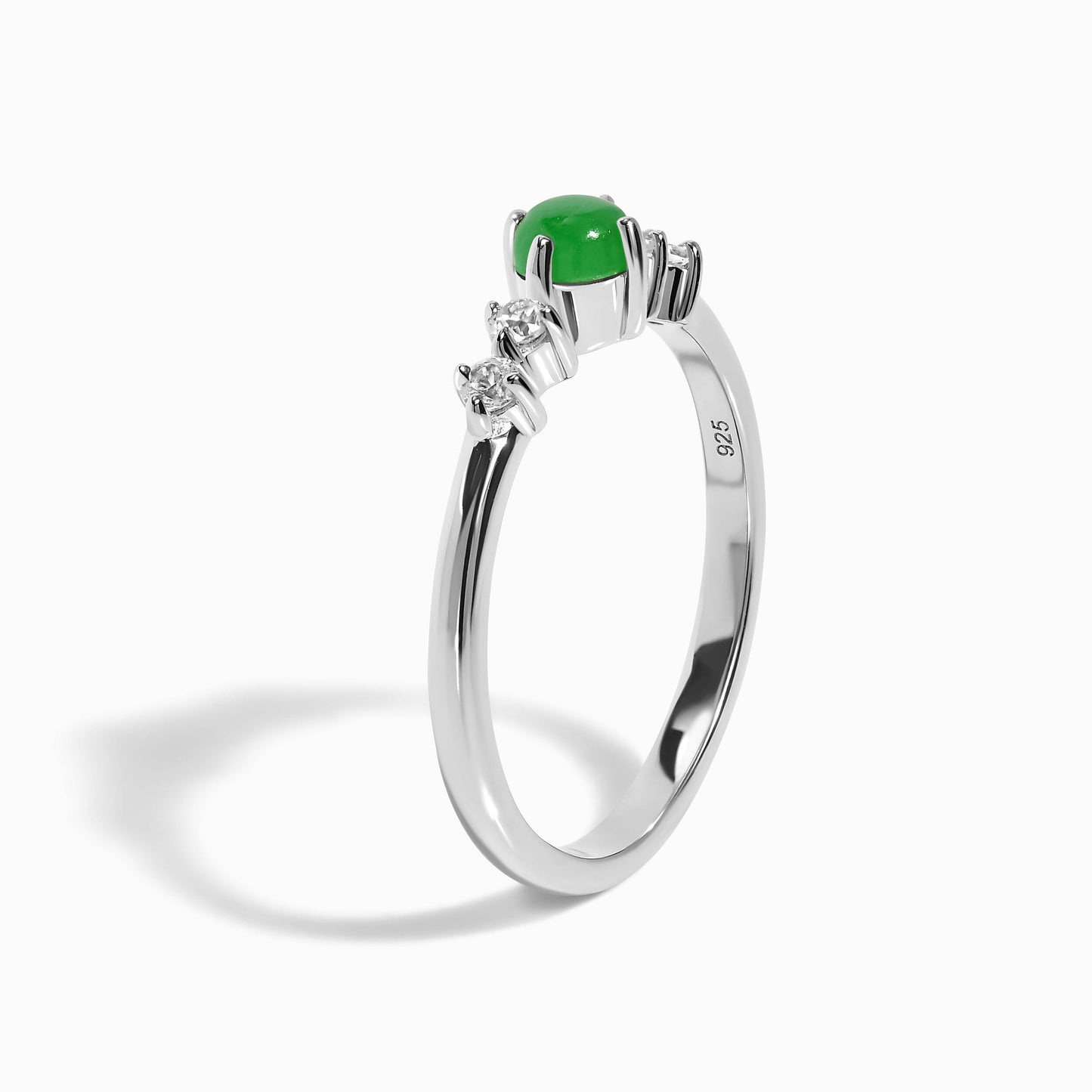 Green Jade Ring - Loveliness