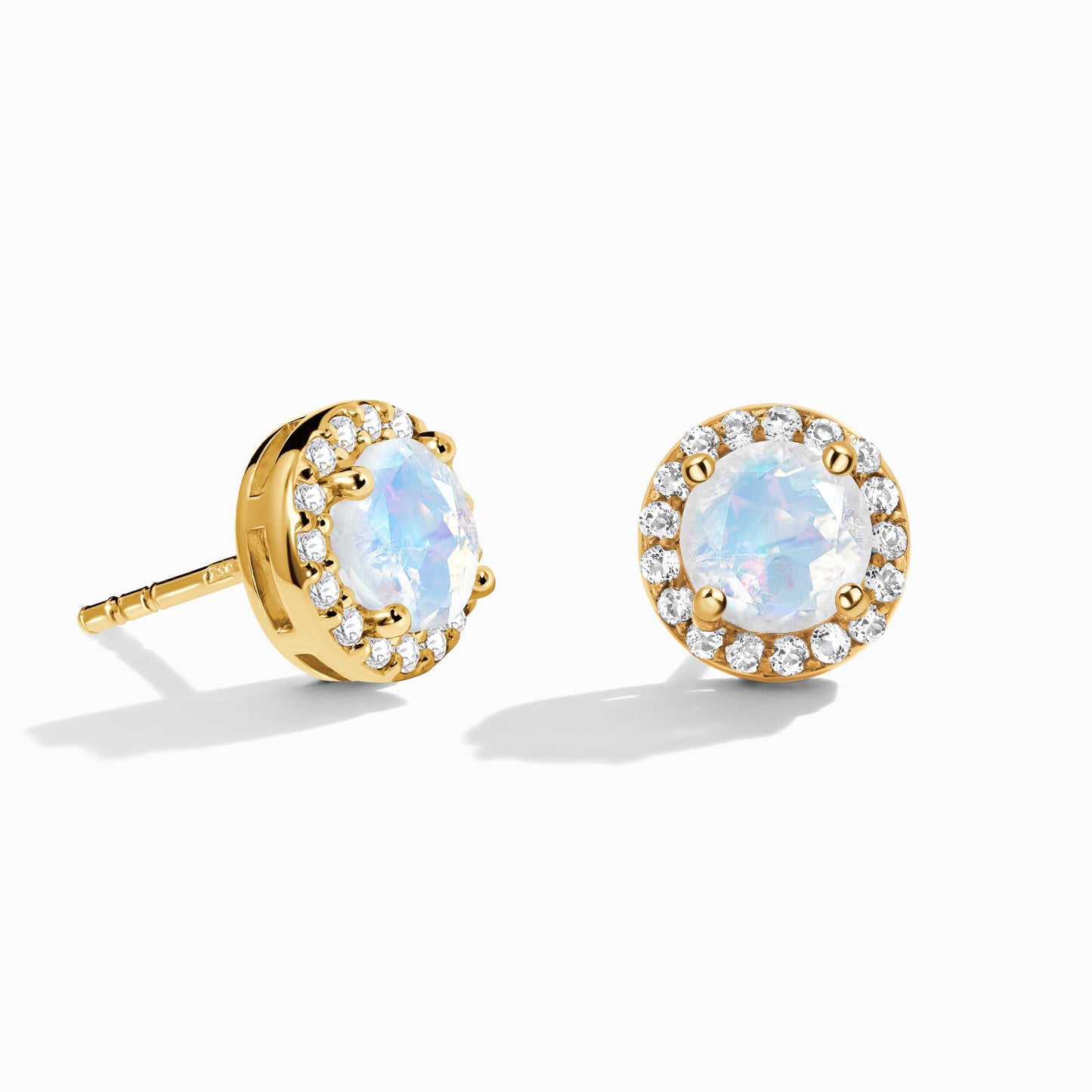 Moonstone Venus Studs - June Birthstone