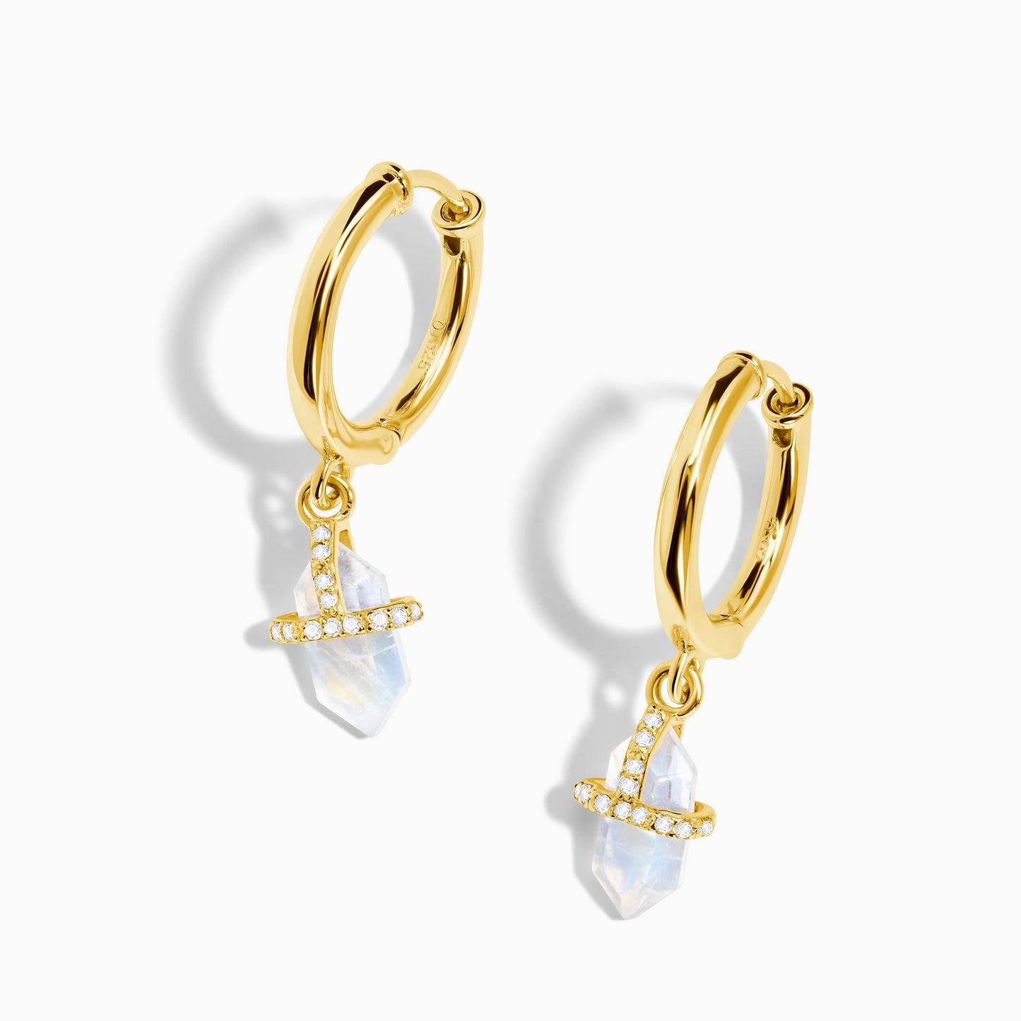 Moonstone Earrings - Utopia Hoops