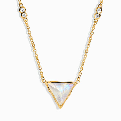 Moonstone Necklace - Pyramid