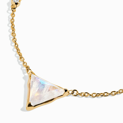 Moonstone Necklace - Pyramid