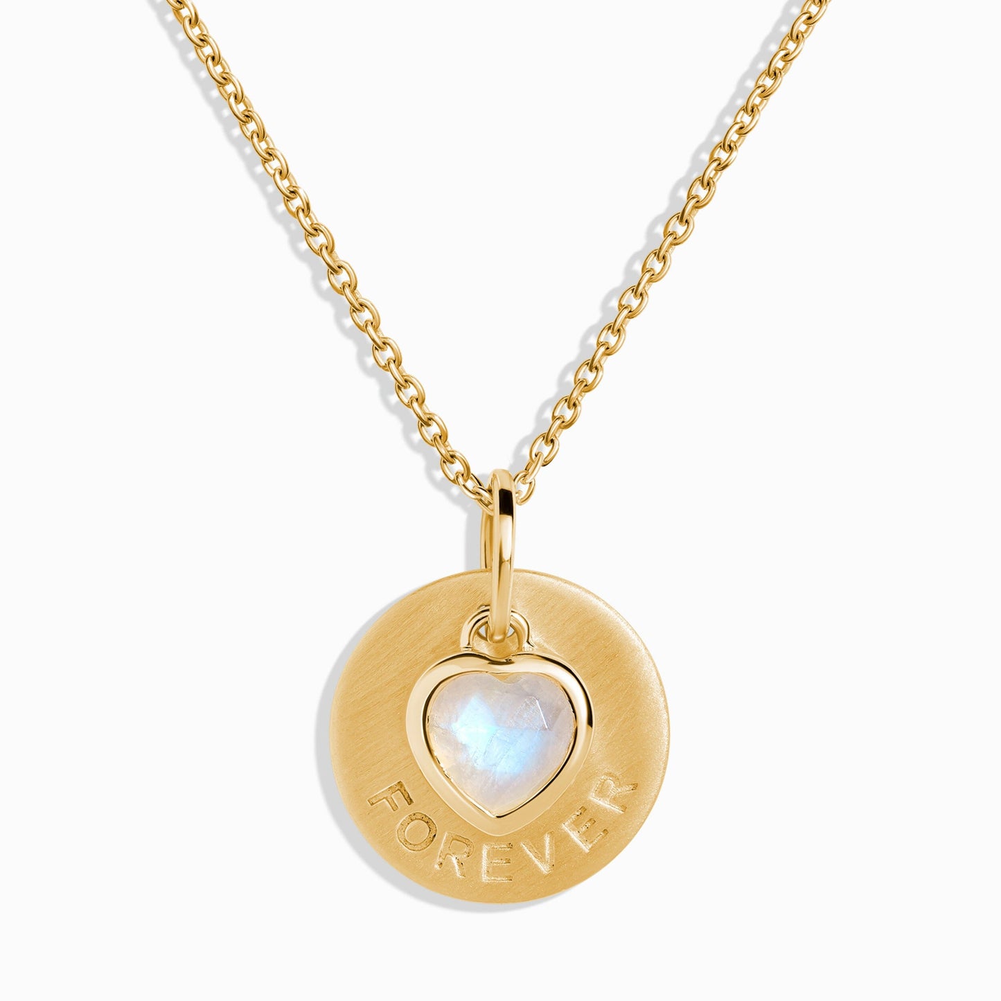 Moonstone Necklace - Heart Ahead Necklace Forever